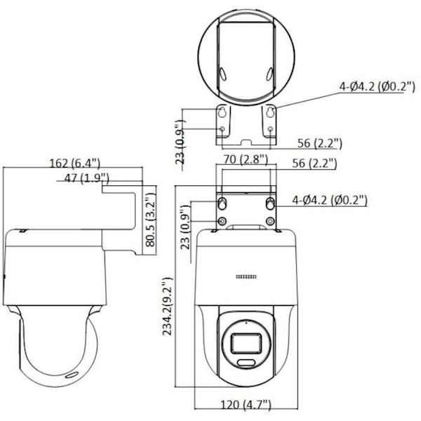 Hilook by Hikvision PTZ-N2C400M-DE(F0)(O-STD)