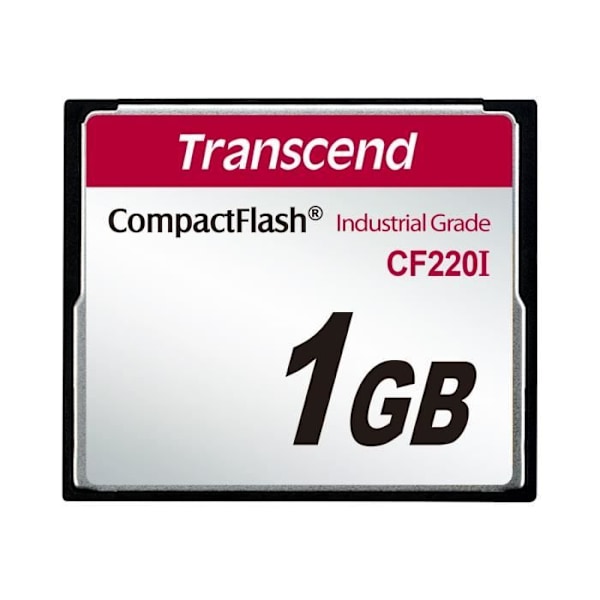 Transcend CF220I Industrial Temp 1 GB CompactFlash-hukommelseskort