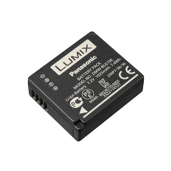 Panasonic akku dmw-blg10e lx100, tz80, tz100-101, tz200, tz90, gx80, g100 varten