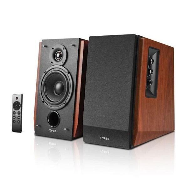 Edifier R1700BTs aktive bogreolhøjttalere - Bluetooth v5.0, 2.0 trådløs Near Field Studio Monitor-højttaler