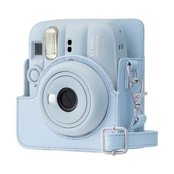 Säck, fodral, foto - video Fujifilm Blå glansig för Instax Mini 13 Sofotograf.