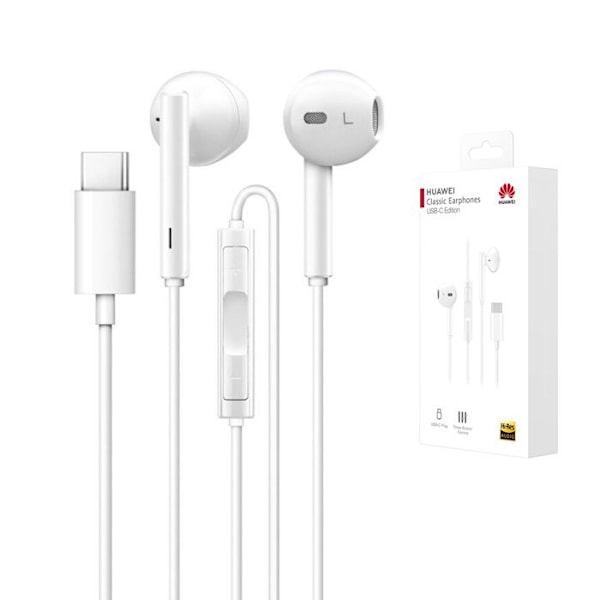 Huawei CM33 Headset Hvid - Kablet - Headset (24-pin USB-C) - Høretelefoner - Kablet VIT