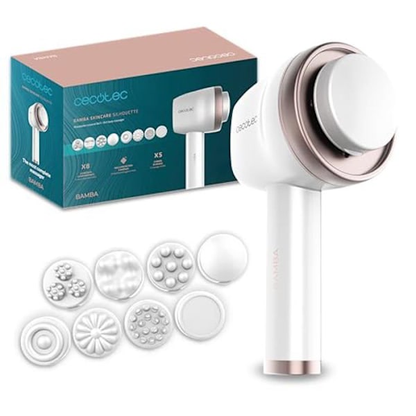 Anti-cellulite kropsmassør - 8 hoveder - 5 tilstande - 6 intensitetsniveauer - Ergonomisk design Ingen