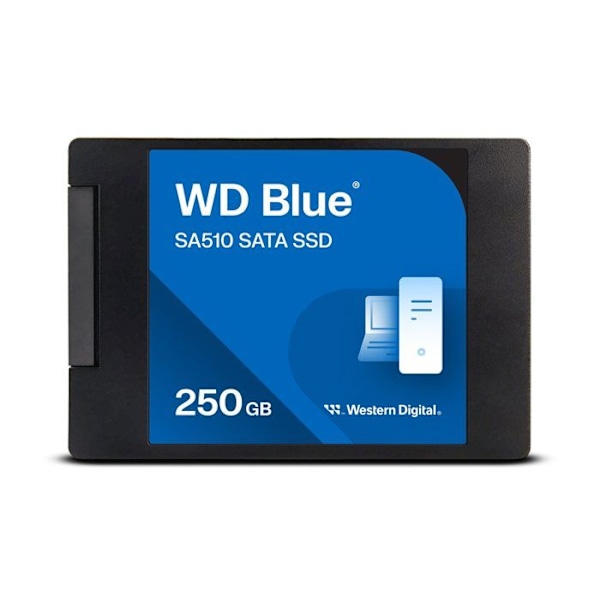 SSD-hårddisk - Western Digital - Blue 250G - 2,5 tum - SATA-600 - 250 GB
