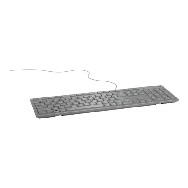 Dell KB216 USB-tastatur - Grå - UK QWERTY - Multimedietaster - Komfortabelt design