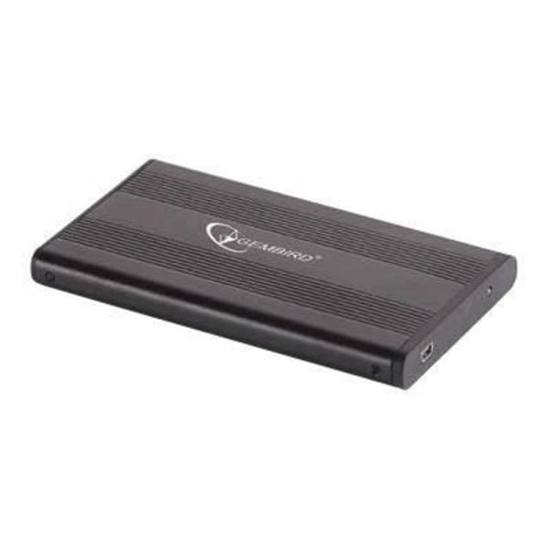 Svart 2,5'' USB 2.0 HDD-hölje för 2,5 SATA HDD Svart