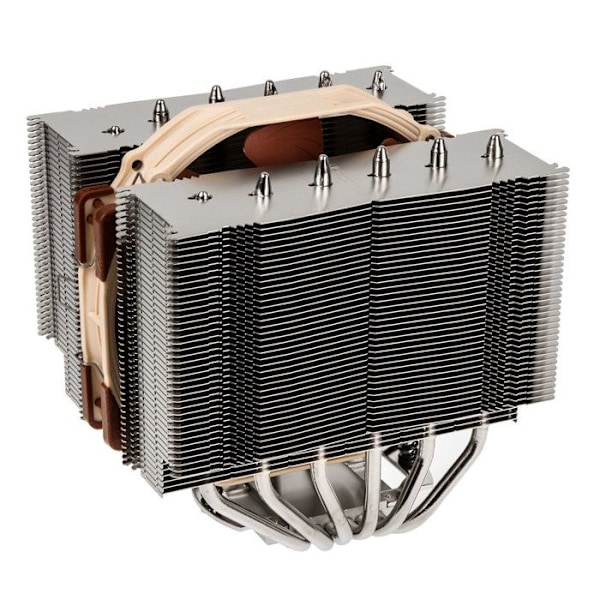 Noctua NH-D15s køler - Intel LGA og AMD AM kompatibel - 140 mm - 1500 RPM - 6 års garanti Kobberfarve, Metallic