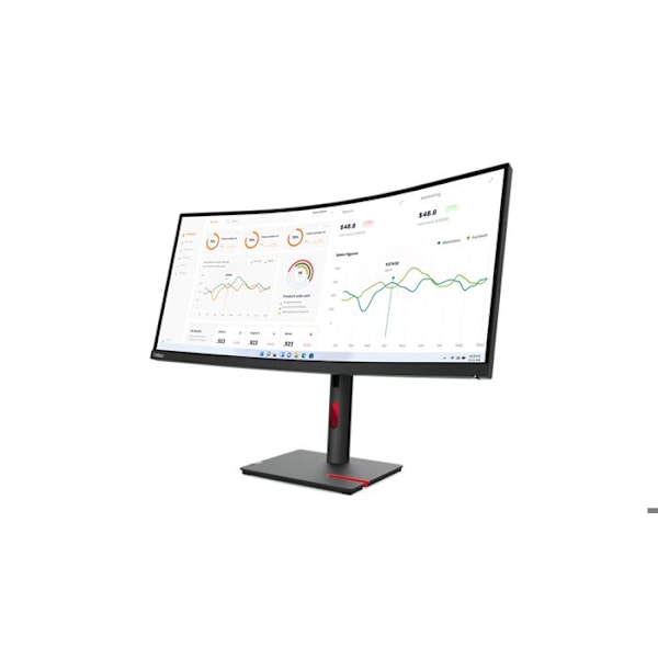 LENOVO ThinkVision T34w-30 musta