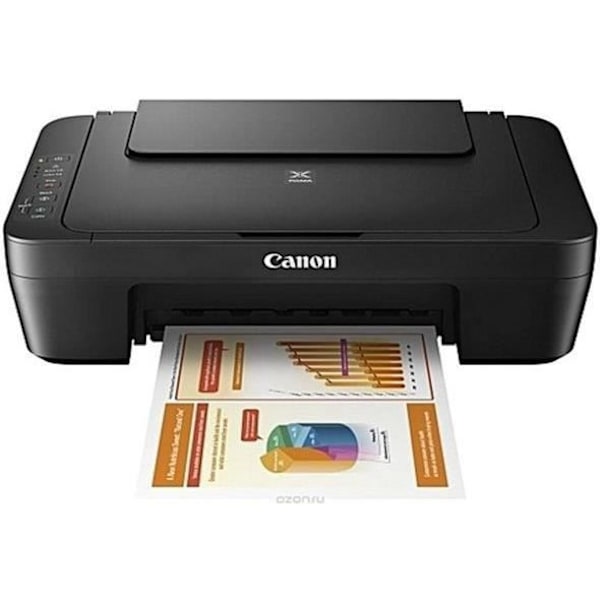 Multifunktion inkjet printer - CANON - PIXMA MG2551S - Farve - Sort Sort