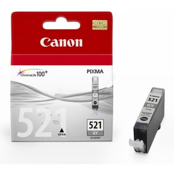 CANON CLI-521G Harmaa mustekasetti - Vakiokapasiteetti 9 ml - 1 370 sivua