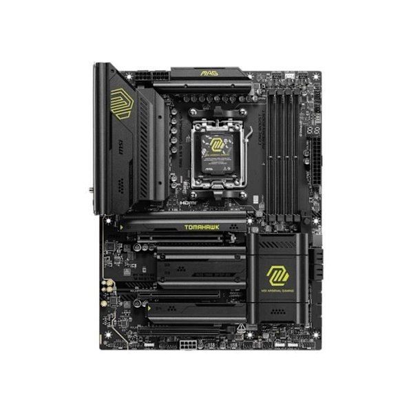 Emolevy - MSI - MAG X870 TOMAHAWK WIFI - Wi-Fi 7, 5G LAN, USB 40 Gb/s, PCIe 5.0, AMD Ryzen 9000