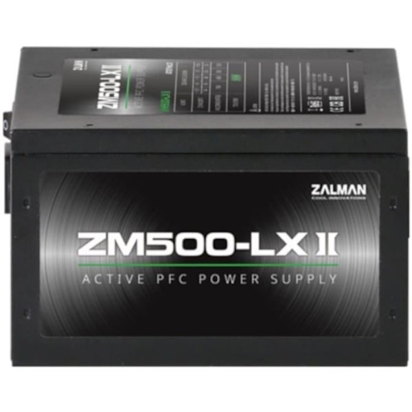 ZALMAN - ZM500-LX II - 500W - Ikke-modulær strømforsyning