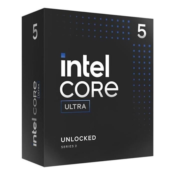 INTEL Core Ultra 5 -prosessori 5,2 GHz teholla ja 24 Mt välimuistilla.