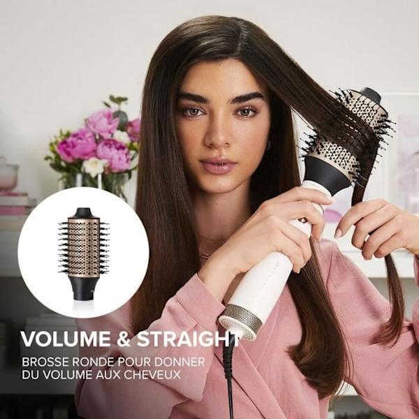 Stylingbørste Bellissima AIR WONDER BRUSH HVIDGULD Satinvit + guld