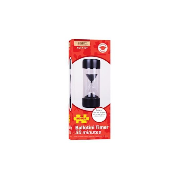 Timer/Timeglas - BIGJIGS - Ballotini - 30 minutter - Uopslidelig - Tidsstyring
