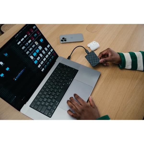 Verbatim Store 'n' Go Mini Diamond Ekstern SSD 1TB USB-C 3.2 Gen2 1000MB/s Sort