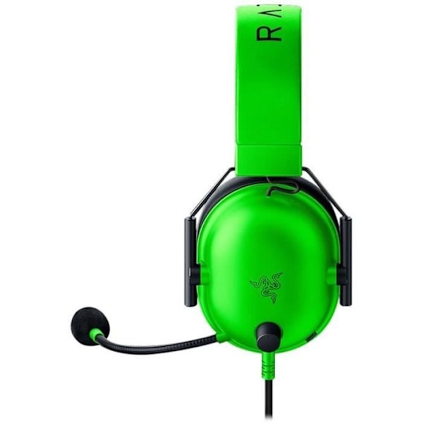 RAZER BLACKSHARK V2 X GREEN Gaming Headset - Mac-kompatibelt - 1,3 m kabel - Stereo - 2 års garanti