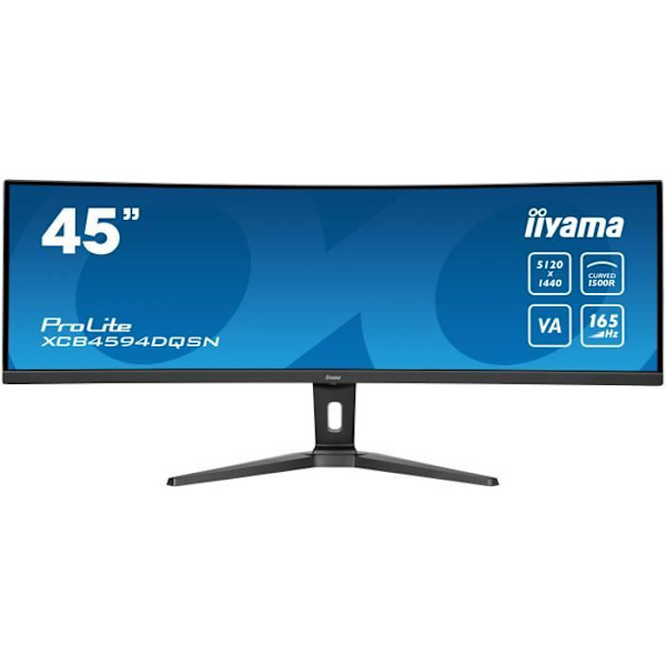 iiyama G-MASTER 45'LCD buet bus. UWQHD PC fladskærm 114,3 cm (45') 5120 x 1440 pixels Dual QHD LED Sort