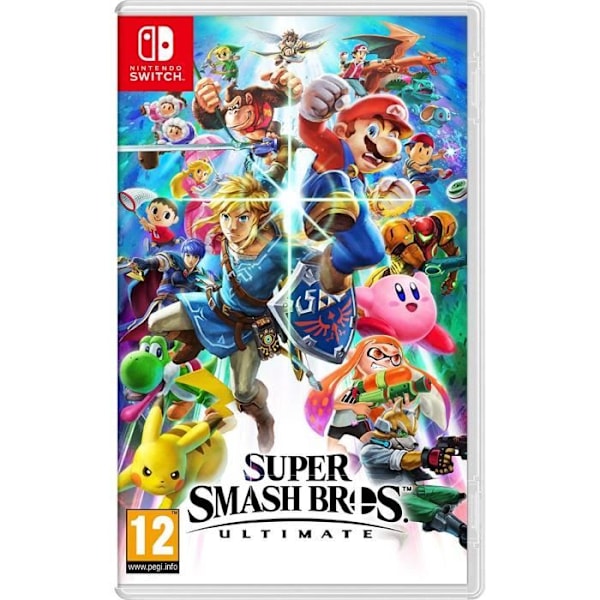 Nintendo Super Smash Bros - Ultimate (Switch) - Englannin tuonti, toistettava ranskaksi - 222507