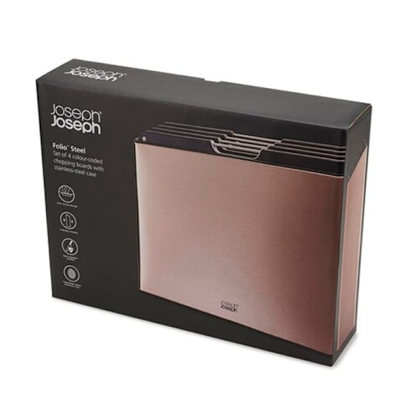 Skärbrädor - Joseph Joseph - Folio™ - 4 brädor - 24 x 34 cm - Roséguld Rose guld