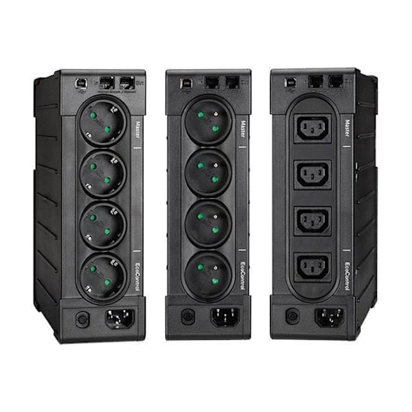 UPS - Eaton - Ellipse PRO 1200 USB FR - Line-Interactive UPS - 1200VA (8 ranskalaista liitäntää) - Standardoitu ylijännitesuoja - ELP1200FR