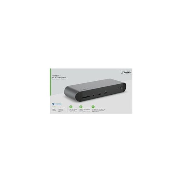 Dock Thunderbolt 4 - Belkin - INC006VFSGY - 90W Power Delivery - 40 Gbit/s - 12 porte