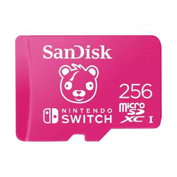 SanDisk microSDXC Extr 256 GB microSDXC-kort (A1/V30/U3/C10/R100/W90) Fortnite, Cuddle Team Leader 256 GB A1-applikation