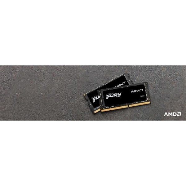 KINGSTON - Fury Impact - Muisti - 32 Gt (2 x 16 Gt) - DDR4 - 3200 MHz CL20