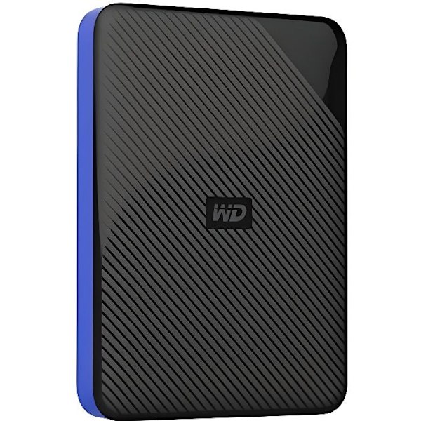 WD Gaming Drive til PlayStation 1SU - 4TB - Sort