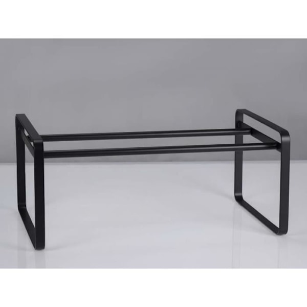 Yamazaki Home 1-tiers skostativ, der kan udvides og udvides, sort sort