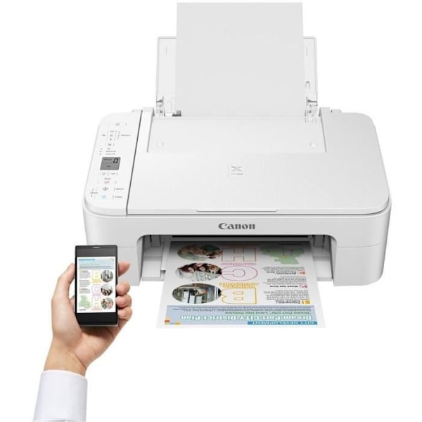 3-i-1 multifunktionsskrivare - CANON PIXMA TS3351 - Bläckstråle - WIFI - Vit