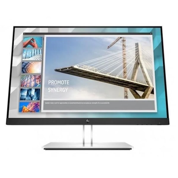 HP 24" skærm i sort og sølv - 1920 x 1200 - Lavt energiforbrug Sort