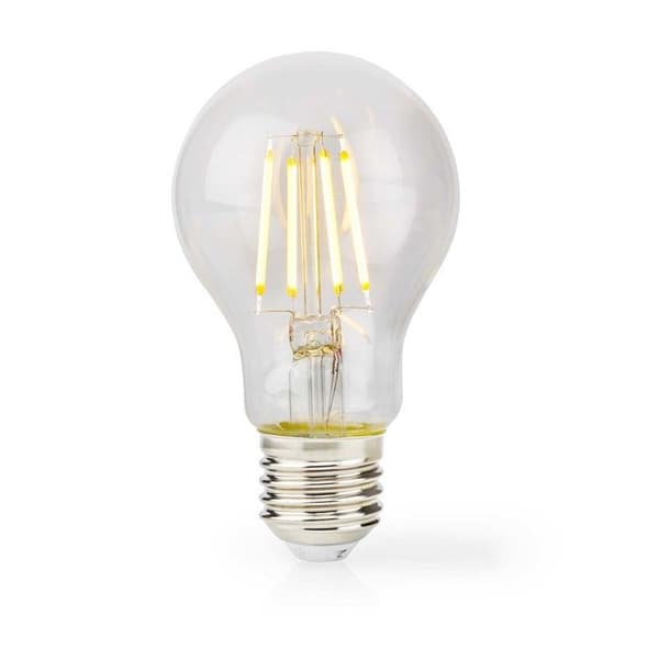 LED-lampa E27 - NEDIS - A60 - 12W - 1521 lm - Varmvit Vit