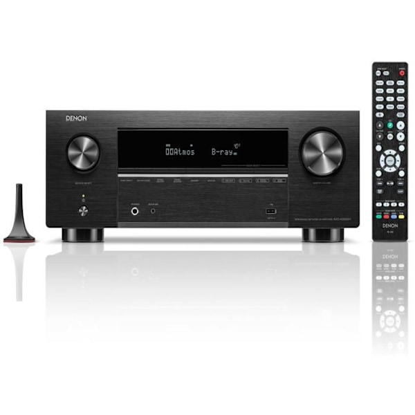 Hjemmebiografforstærker - DENON - AVC-X3800H - 9 kanaler - 135W - Dolby Atmos