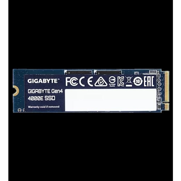 M.2 SSD -asema - GIGABYTE - 4000E - 500 Gt - PCIe 4.0 x4 - NVMe 1.4
