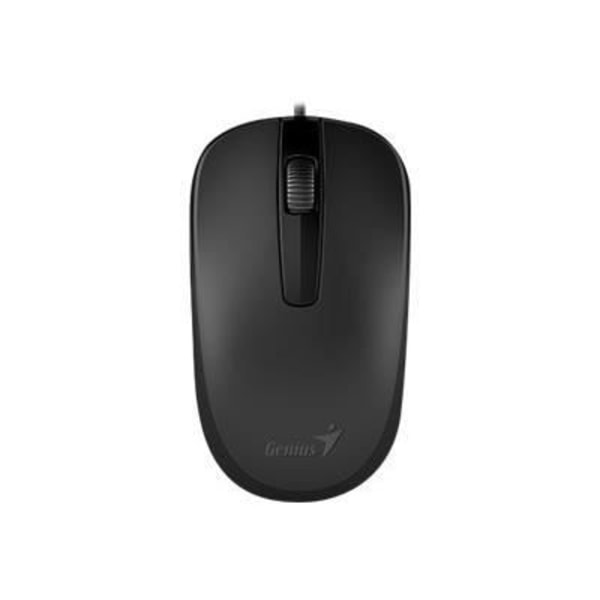GENIUS DX-120 Mus - Kablet - 3 knapper - Optisk - 1000 dpi - Sort