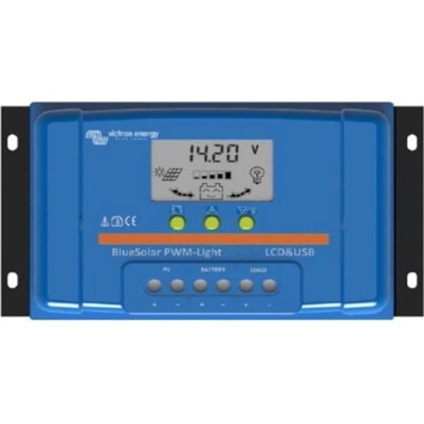 PWM 30a LCD&USB aurinkosäädin - 12/24v Victron Energy