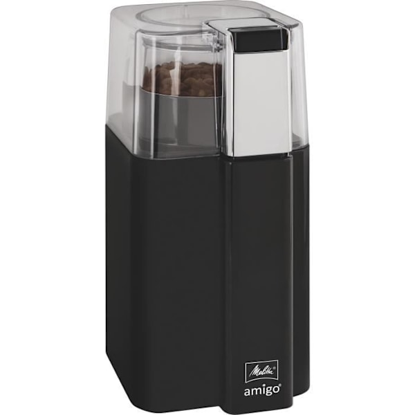 Kaffekværn - MELITTA - AMIGO® 1029-01 - 170 W - 8 til 10 kopper - Sort sort