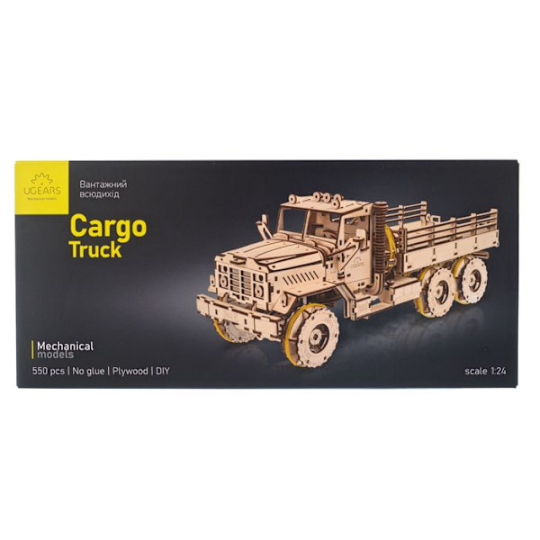 Cargo Truck - Ugears - 3D puslespil i træ