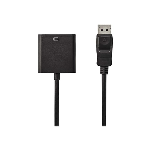 Nedis DisplayPort (M) till DVI-D (F) DisplayPort 1.2 Display Card 20 cm runt, stöder 1080p svart