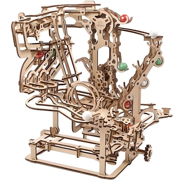 UGEARS - Marble Wooden Marble Circuit - Træmodel til at bygge puzz - 400 stykker