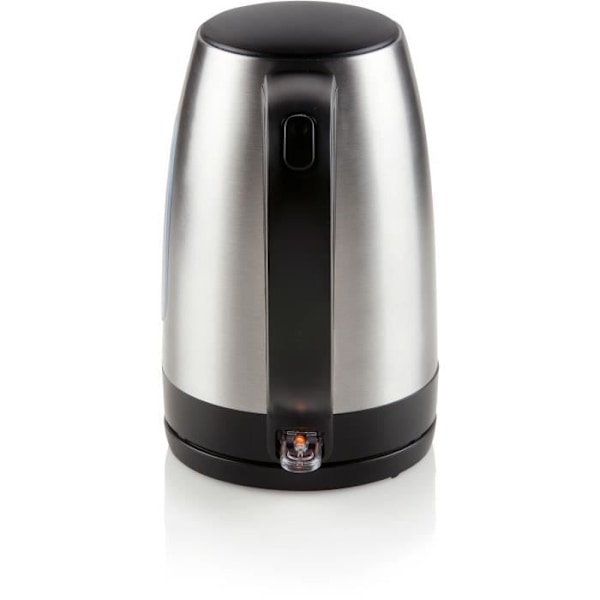 Vattenkokare i rostfritt stål - DOMO - DO496WK - 2200 W - 1,7 L - 360° bas - Grå Grå och svart