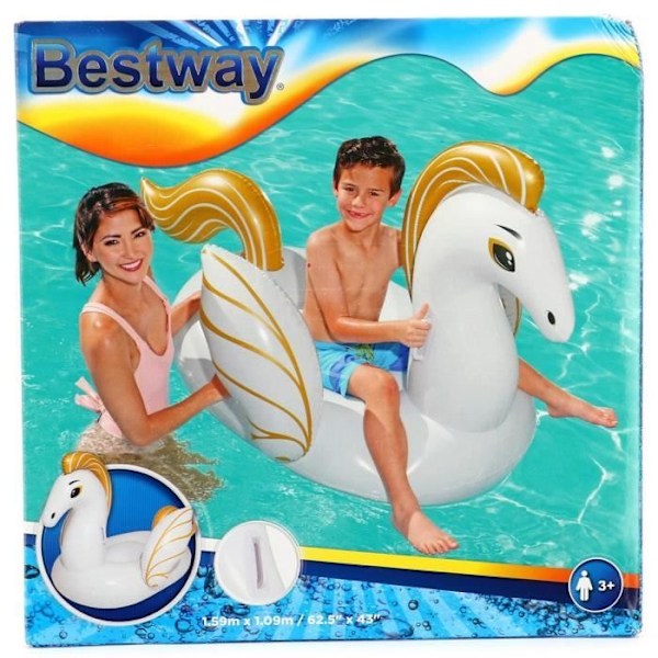 Pegasus oppustelig strand swimmingpool tilbehør 1,59m * 1,09m - Bestway UNI Gul Gul