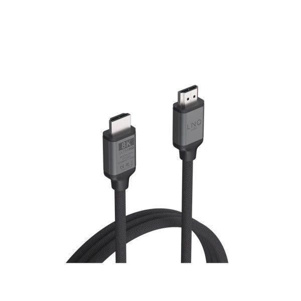 LINQ 8K-60HZ PRO-KAAPELI HDMI-HDMI ULTRA-SERTIFIOINTI -2M () - LQ48027