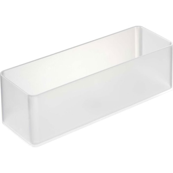 Sæt med 2 stabelbare tårnopbevaringsenheder 24 x 8 x 7,2 cm Vit