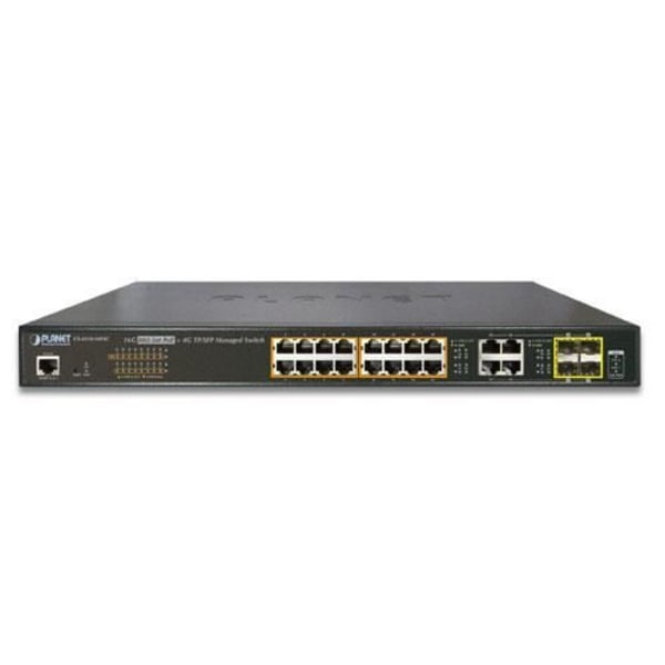 Planet GS-4210-16P4C, Managed, L2+, Gigabit Ethernet (10-100-1000), Ethernet-yhteys, tukee virtaa tämän portin kautta (PoE)