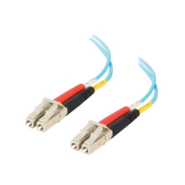 C2G 85549 optisk kabel - LC/LC - 1m - OFNR - Multi-mode - 10 Gbit/s