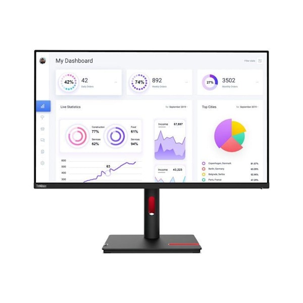LENOVO THINKVISION T32P-30 80 CM (31,5") 3840 X 2160 PIKSELIÄ 4K ULTRA