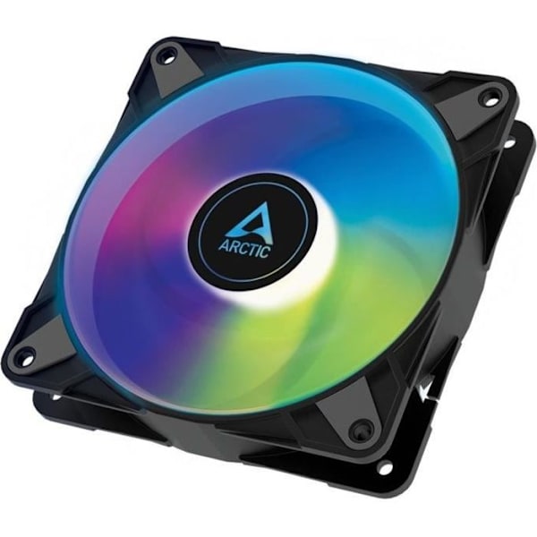 Tuuletin PC -koteloon - ARCTIC - P12 PWM PST ARGB - 120 mm: n LED -ARGB -tuuletin (ACFAN00231A) musta, Valkoinen