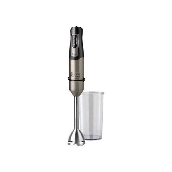 BLACK & DECKER - 1200W stavblender i rustfrit stål - grå Svart, rostfritt stål